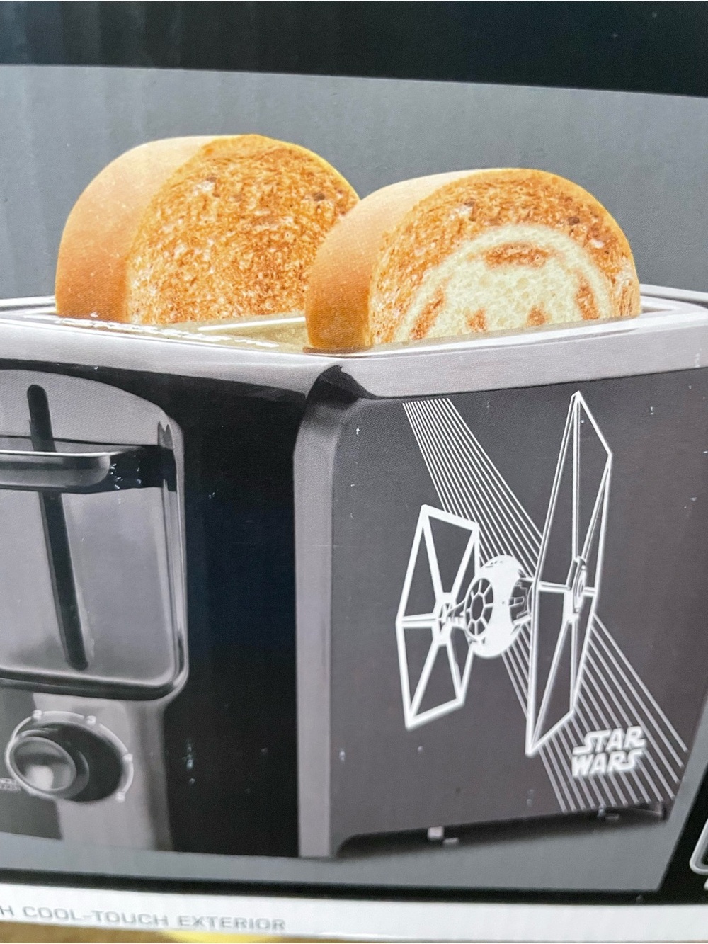 Star Wars Black TIE Fighter Toaster - White Graphics